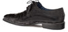 Tillson Ostrich Black  By Mezlan Made In Spain Brand