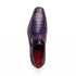 Marco Di Milano Toluca Purple Monk Strap Lizard & Crocodile Shoes