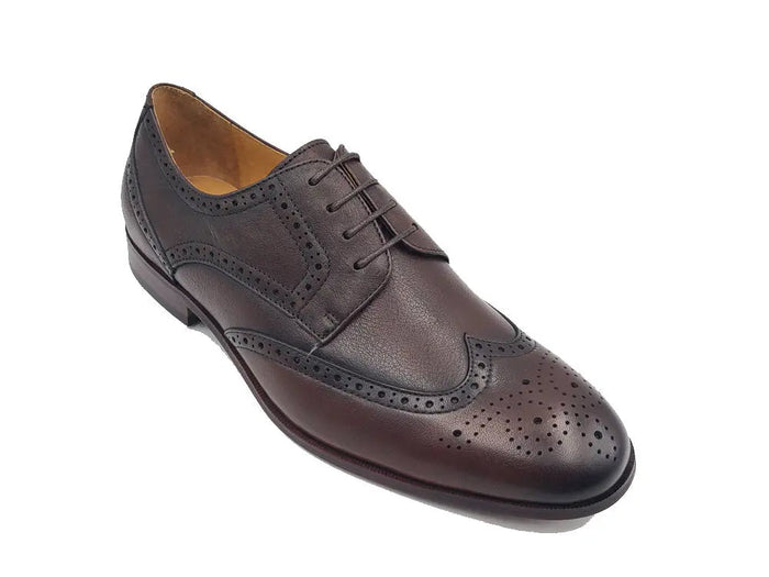 Carrucci Tumbled Leather Blucher style Oxford with Flex Sole