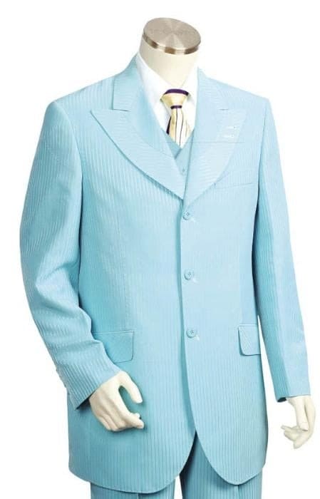 Mens Zoot Suit - Zuit Suit - Turqoise Suit - Wedding Zoot Suit