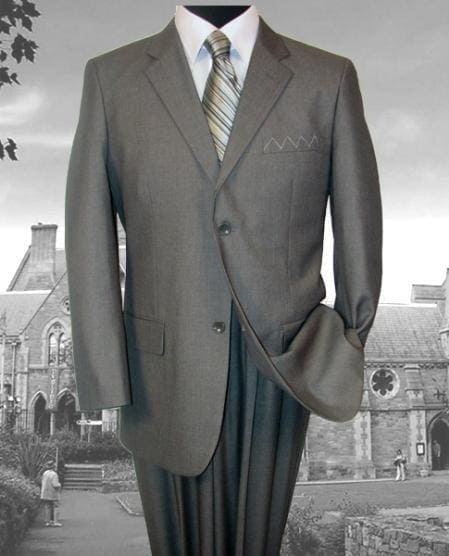 Size 54 Short Gray Suit Size Suit - AlbertoNardoniStore