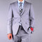 Light Grey Slim Fit Suit - AlbertoNardoniStore