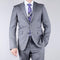 Light Grey Slim Fit Suit - AlbertoNardoniStore