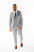 Smoking Traje - Esmoquin - Smoking Para Hombre - Cowboy Formal Attire Two Button Grey Tuxedo