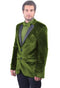 Mens Green Velvet Blazer