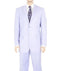 Two Button Suit Solid Lilac Lavender Purple