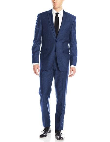 Royal Blue Slim Fit Suit - AlbertoNardoniStore