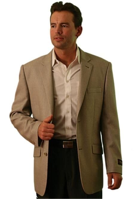 Mens Cheaped Price Suit Jackets Two Button Cheap Unique Dress Cheap Priced Unique Fashion Designer Men's Dress Blazers Sale Jacket For Men Sale Beige ~ Khaki ~ Tan