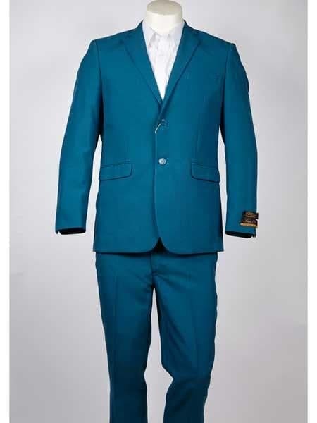 Mens Turquoise Blazer - Turquoise Suit Jacket