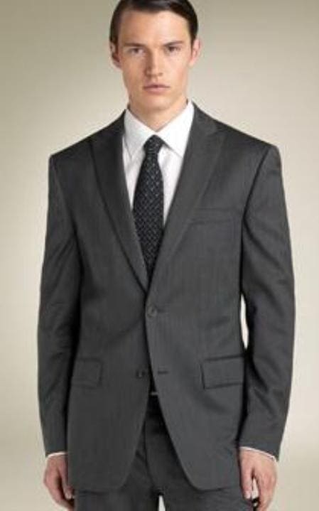 Charcoal Slim Fit Suit - AlbertoNardoniStore