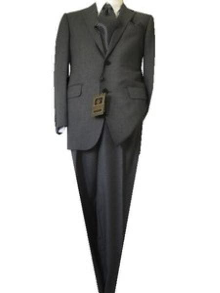 Gray Slim Fit Suit - AlbertoNardoniStore