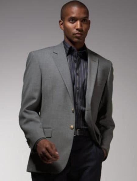 Mens Price Suit Jackets Men's 2 Button Cheap Priced Designer Fashion Dress Casual Blazer For Men On Sale Gray ~ Grey Sport Coat ~ Cheap Priced Unique Dress Blazer For Men Jacket For Men Sale ~ Jacket With Brass Buttons