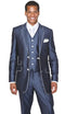 Light Blue Slim Fit Suit - AlbertoNardoniStore