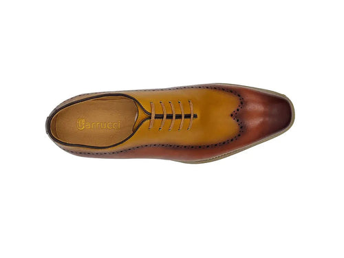 Two-Tone Lace-Up Oxford with Comfort Sole