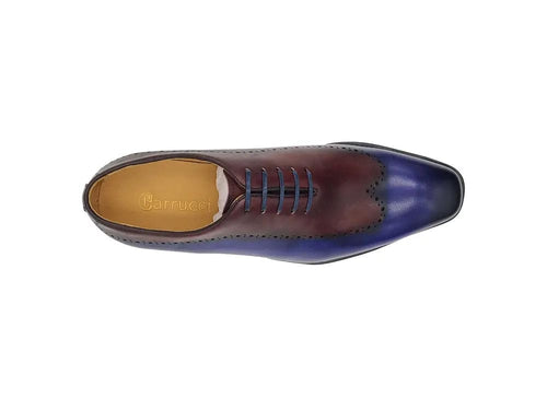 Two-Tone Lace-Up Oxford with Comfort Sole