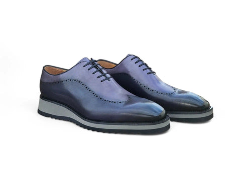 Two-Tone Lace-Up Oxford with Comfort Sole