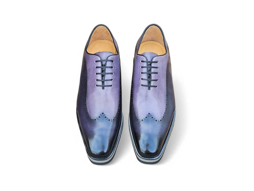 Two-Tone Lace-Up Oxford with Comfort Sole