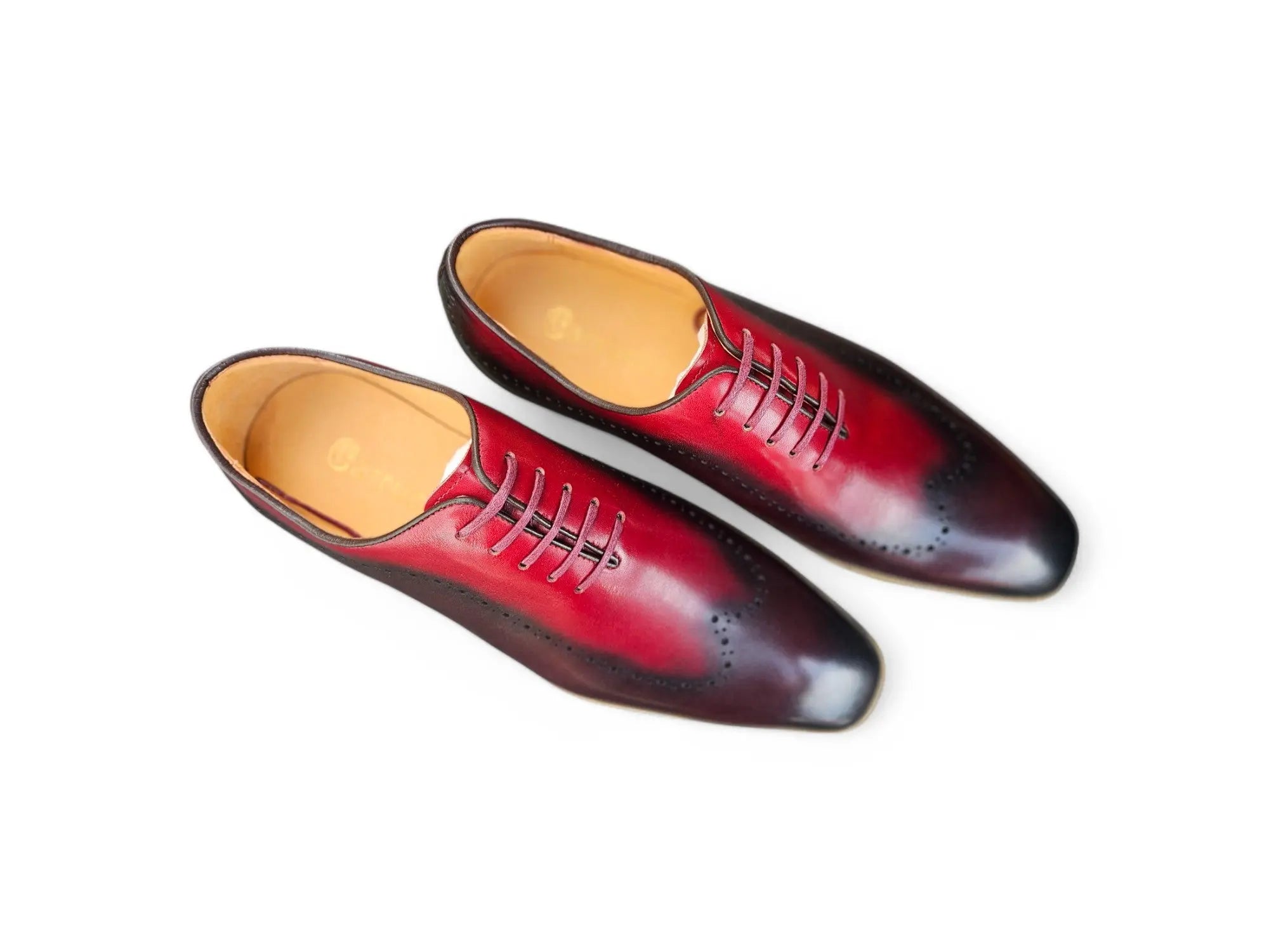 Two-Tone Lace-Up Oxford with Comfort Sole