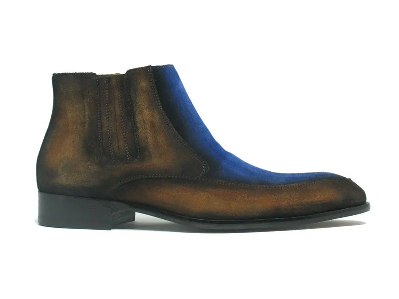 Carrucci Two Tone Suede Chelsea Boots