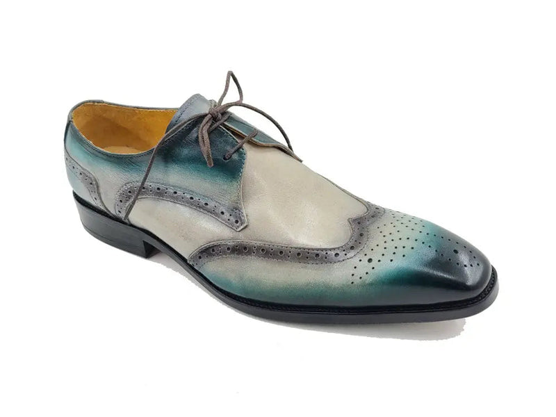 Carrucci Two Tone Wingtip Blucher Oxford