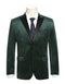 Mens Classic Velvet Tuxedo Dinner Jacket in Dark Hunter Green