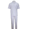 White Seersucker 2pc Set