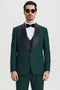 Father And Son Matching Suits -Green Tuxedo