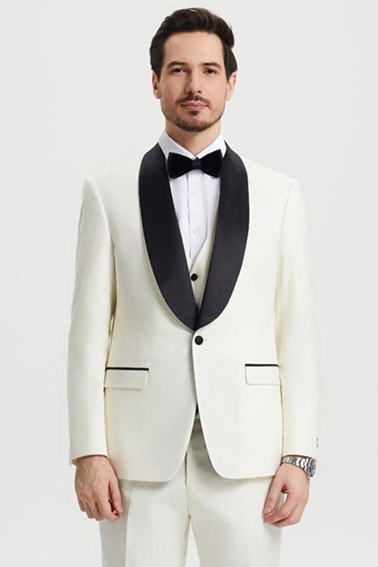 Father And Son Matching Suits -White Tuxedo