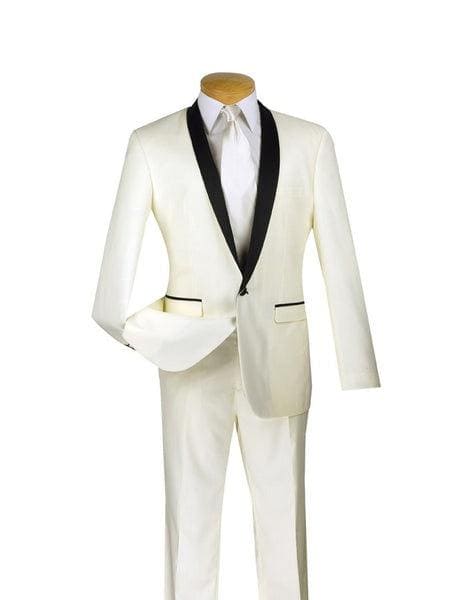 Cream Colour Suit - Cream Colored Suit - Cream Groomsmen Suit - AlbertoNardoniStore