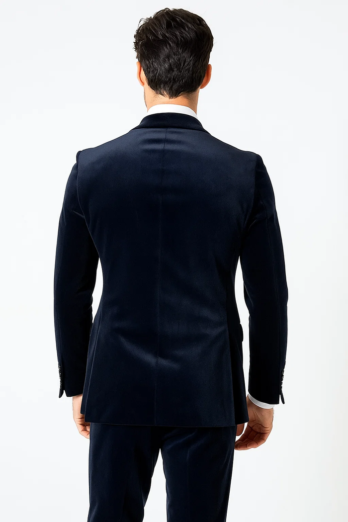  Velvet Blazer - Blue blazer