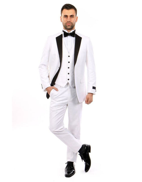 White Prom Suit - White Prom Tuxedo  - White Suit