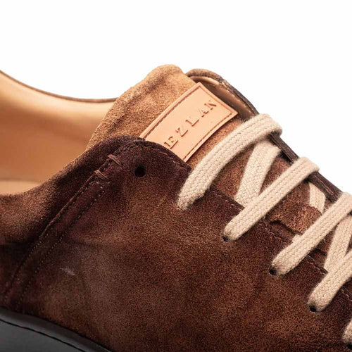 Men's Villani Suede Street Sport Sneaker By Mezlan Made In Spain Brand