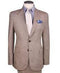 Dark Tan Big and Tall Linen Suit - AlbertoNardoniStore