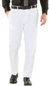 Paul Lorenzo Mens White Slim Fit 2 Piece Suit