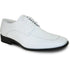 Mens Classic Moc Toe Tuxedo Prom Shoe In White