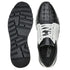 Men's Belvedere Titan Calf & Crocodile Sneaker In White & Black