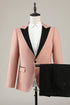 Black And Pink Suit - AlbertoNardoniStore