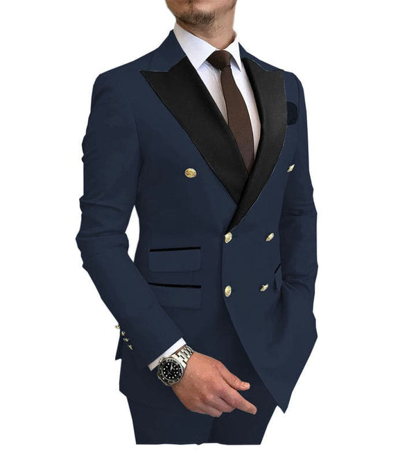 Double Breasted Tuxedo - Double Breasted Suit - Groom Suit - Groom Tuxedo - Wedding Suit