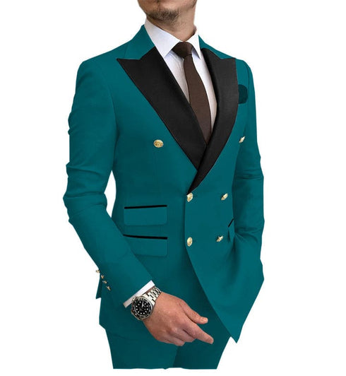 Double Breasted Tuxedo - Double Breasted Suit - Groom Suit - Groom Tuxedo - Wedding Suit