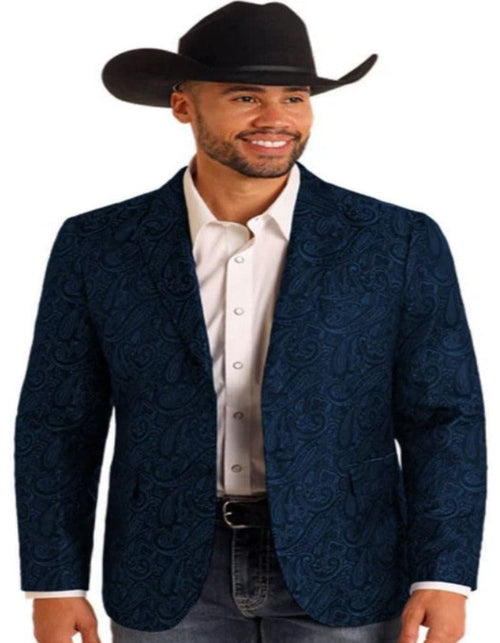navy-paisley-western-blazer-for-men