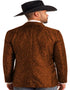 Western Blazer - Saco Vaquero Para Hombre - Paisley Blazer in Copper