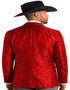 Western Blazer - Saco Vaquero Para Hombre - Paisley Blazer in Red