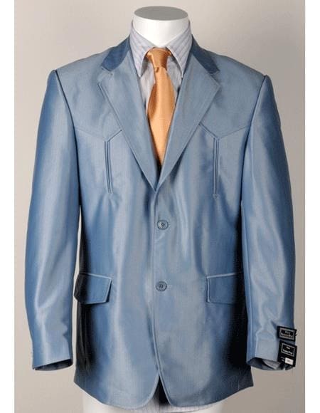 Smoking Traje - Esmoquin - Smoking Para Hombre - Cowboy Tuxedo Blue Tuxedo