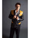 Smoking Traje - Esmoquin - Smoking Para Hombre - Black and Gold Tuxedo