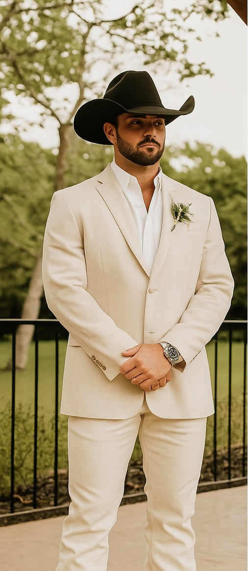 western-groom-outfit-cream-blazer