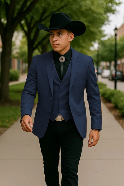 Western Suit Navy