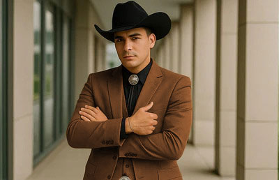 Western Suit Dark Brown