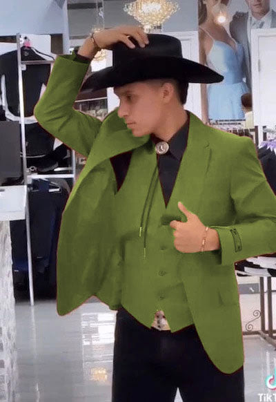 Cowboy Tuxedo Olive Green