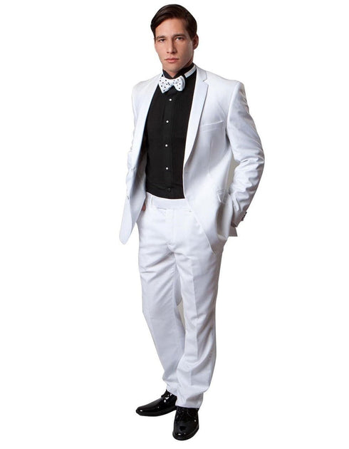 White Prom Suit - White Prom Tuxedo  - White Suit