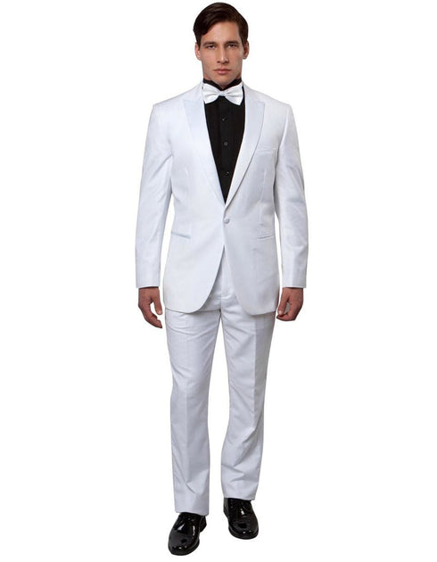 White Prom Suit - White Prom Tuxedo  - White Suit